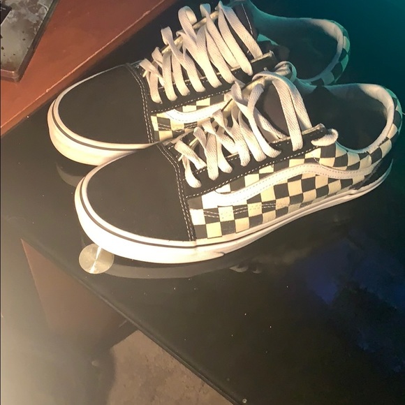 Primary checkerboard old skool vans - Picture 3 of 6